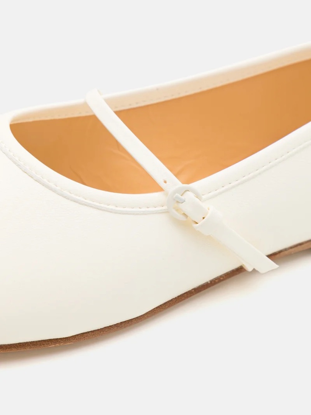 Dear Frances Balla Cream Mary Jane Ballet Flats size 41 - Picture 2 of 7